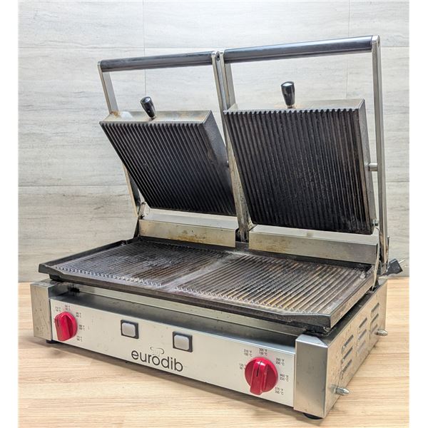 Eurodib PDR-E Double Panini Grill - HB15/MR3-2
