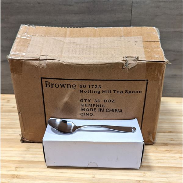 Browne Notting Hill Tea Spoons - Lot of 36 dozen (1 Case)  - 501723/CC3