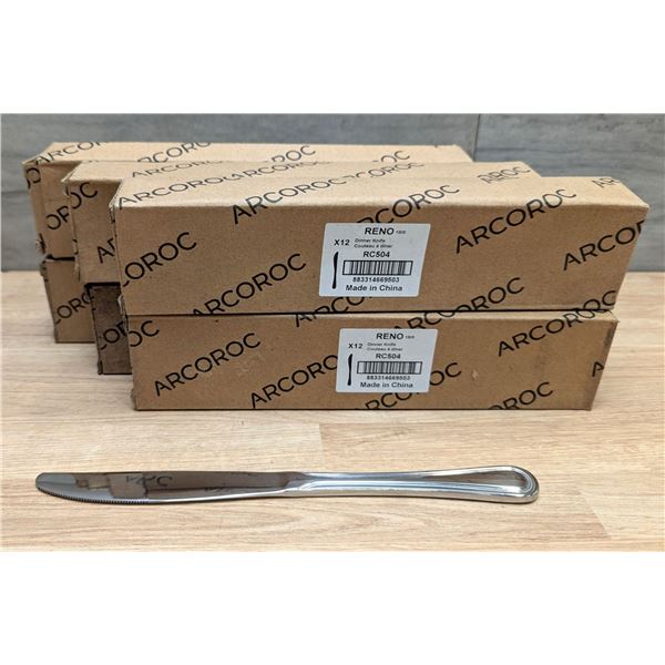 Reno Dinner Knives, Arcoroc RC504 - Lot of 72 (6 Boxes) - GY1-2