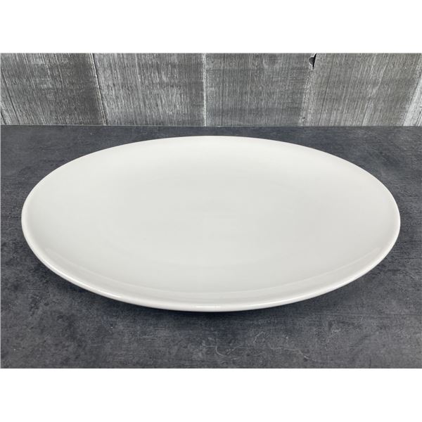 Capitale 12-1/4" Coupe Oval Platters, Arcoroc FJ777 - Lot of 36 (2 Cases) - ML5-1