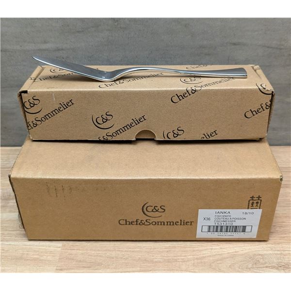 Chef & Sommelier "Ianka" Fish Knives, T531310 - Lot of 48 (1 Case + 1 Dz) - T531310/Ft1