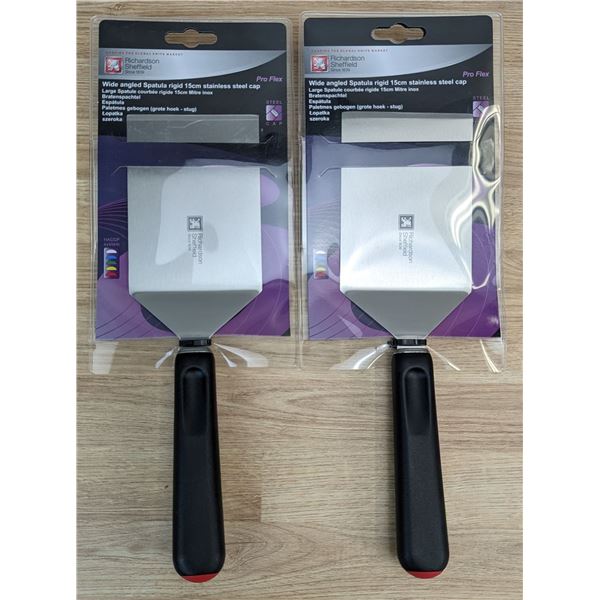 Pro Flex 6" Wide Angled Spatulas - Lot of 2 - FN217/L5L-2