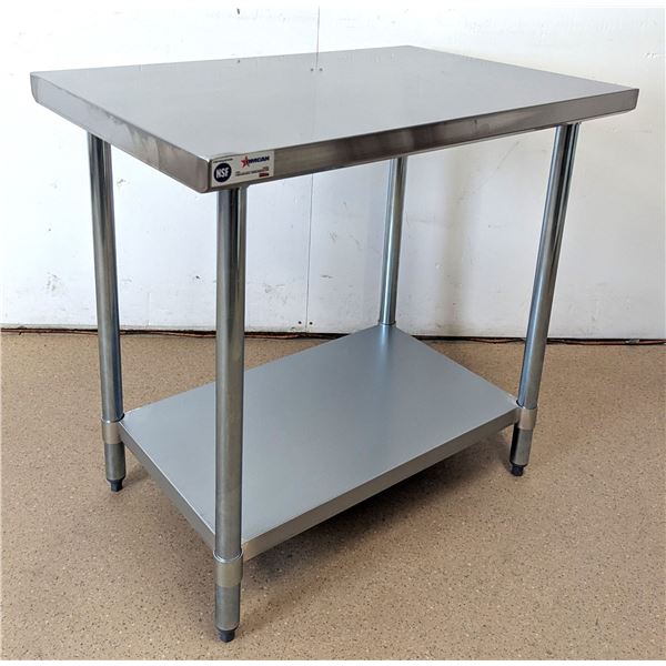 36" x 24" Stainless Steel Work Table, Omcan 22065 - MR5-3