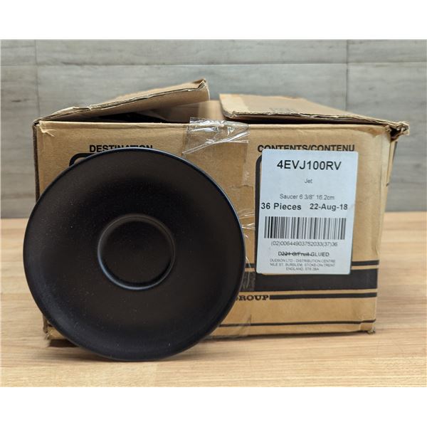 Evo Jet 6-3/8" Saucers, Dudson 4EVJ100RV - Lot of 36 (1 Case) - FtD