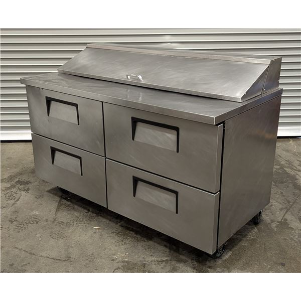 True TSSU-60-16D-4-HC 60" Refrigerated Sandwich Prep Table W/4 Drawers - 6063/R8FL