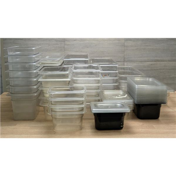Various Sizes of Plastic Inserts And Lids - Lot of Approx 60pcs - AA33/L7L2