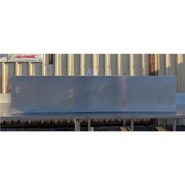 83" x 18" Stainless Steel Wall Shelf - 83"/CON