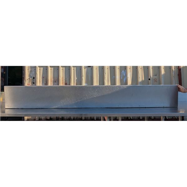 93" x 12" Stainless Steel Wall Shelf - 93"/CON