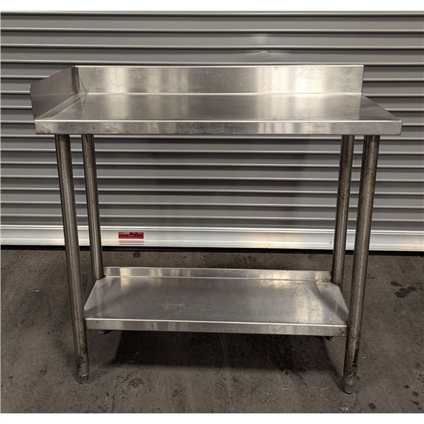 38" x 16" Stainless Steel Work Table - LBDFL