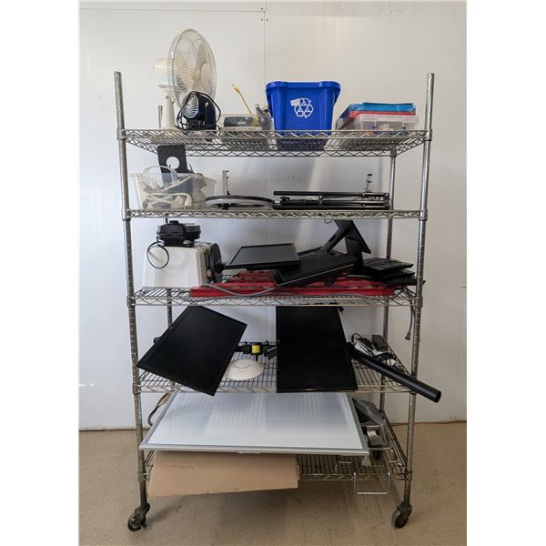 Auctioneers Special Rack, Computer Equipment & Stationary - Racksp8/MR6FL