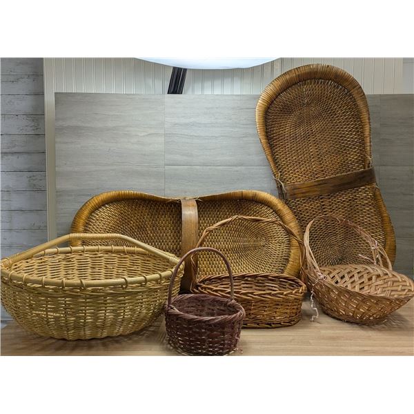 Assorted Decorative Baskets - Lot of 6pcs - AA46/L6-2