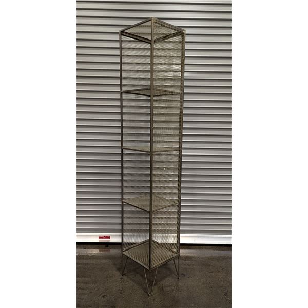 14-1/2" X 13-1/2" X 80" Wire Mesh Shelving - AL3/Con
