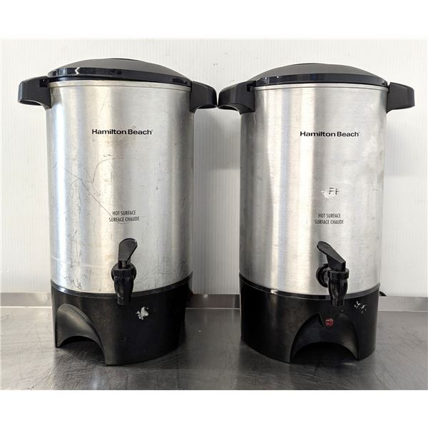 Hamilton Beach Coffee Urn with 2-way Dispensers - Lot of 2 - AA41/RackH