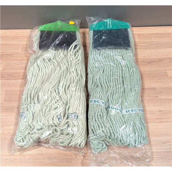 Ecolab Large Green Loop Mop Head - Lot of 2 - PC1