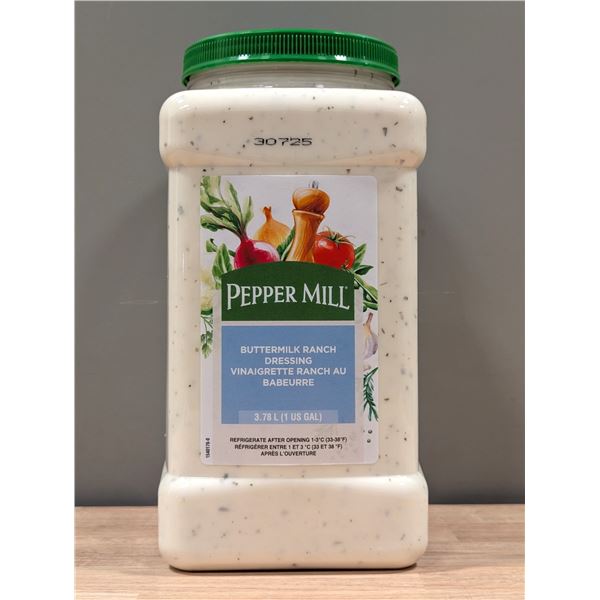 Pepper Mill Buttermilk Ranch Dressing, 3.78L - Lot of 2 - L4-3