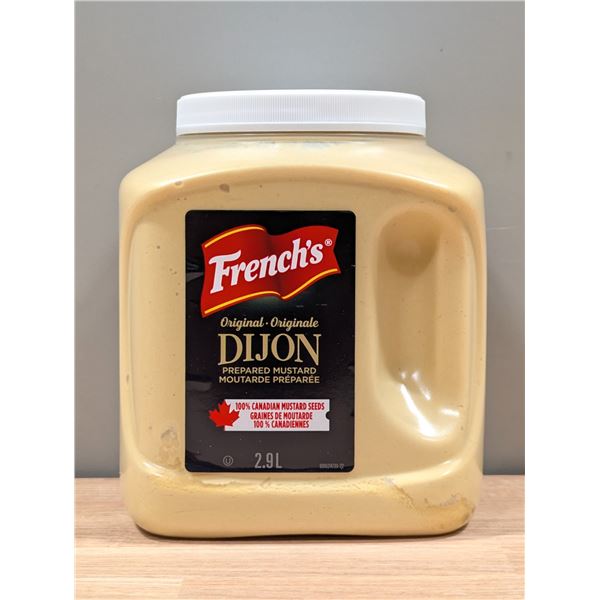 French's Original Dijon Prepared Mustard, 2.9L - Lot of 2 - L4-2