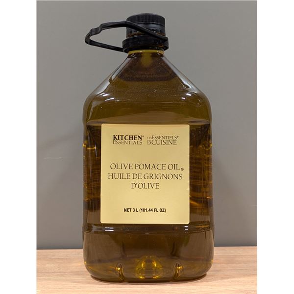 Kitchen Essentials Olive Pomace Oil, 3L - Lot of 3 - L4-2