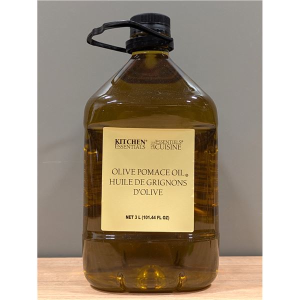 Kitchen Essentials Olive Pomace Oil, 3L - Lot of 2 - L4-2
