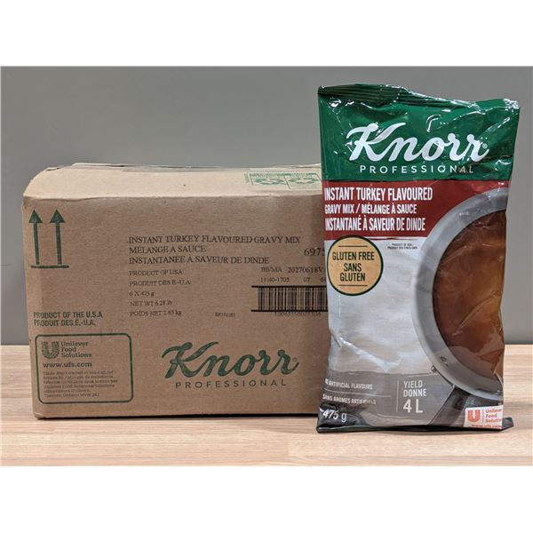 Knorr Professional Instant Turkey Flavoured Gravy Mix, 475g - Lot of 6 - L3-3