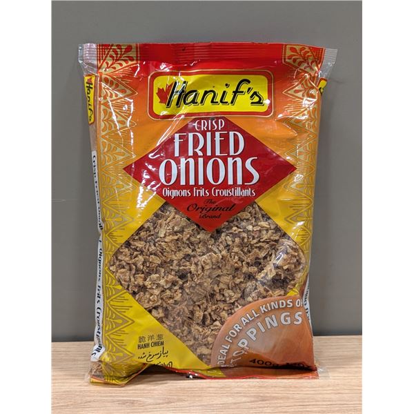 Hanif's Crisp Fried Onions Original, 400g - Lot of 11 - Cooler1