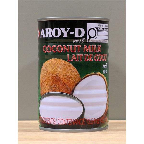 Aroy-D Coconut Milk,400mL - Lot of 42 - L4-1