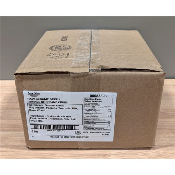 David Roberts Raw Sesame Seeds, 5kg - Cooler1