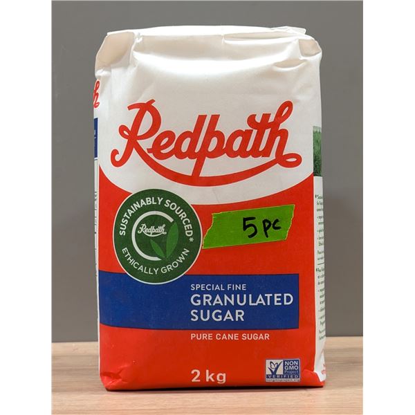 Redpath Special Fine Granulated Sugar, 2Kg - Lot of 5 - Cooler4