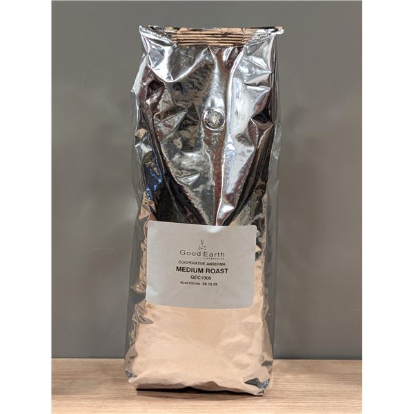 Good Earth Medium Roast Coffee Beans,GEC1005, 2Lbs, - Lot of 3 - Cooler3