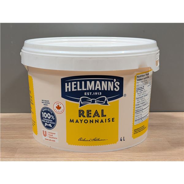 Hellmann's Real Mayonnaise, 4L  - L4-2