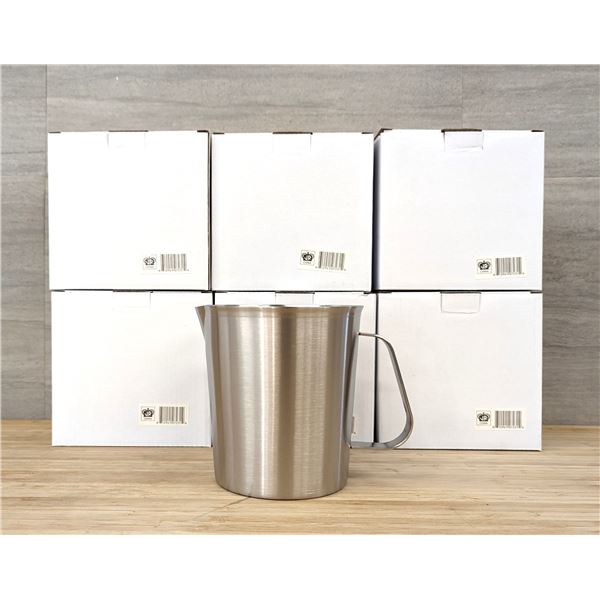 1000ml Stainless Measuring Cups - Lot of 6 - L1-2