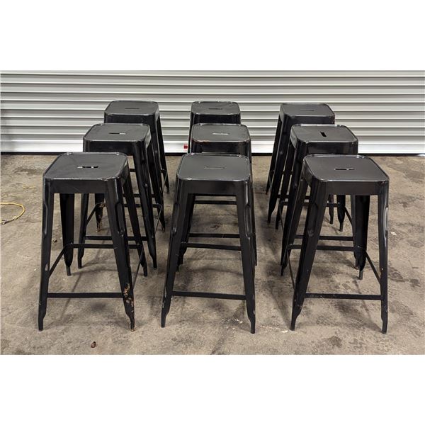 Metal Bar Stools - Lot of 9 - ML1/RBD