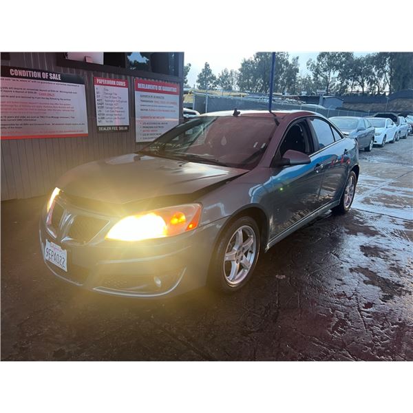 2009 PONTIAC G6