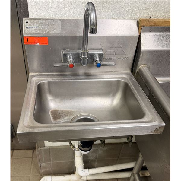Advance Tabco Wall Mount Sink w/ Faucet 16.5" x 13.5" x 6" (sink depth)