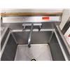 Image 2 : Metal Freestanding Sink w/ Faucet 28" x 27" x 18" (sink depth)