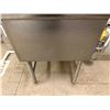 Image 4 : Metal Freestanding Sink w/ Faucet 28" x 27" x 18" (sink depth)