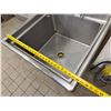 Image 6 : Metal Freestanding Sink w/ Faucet 28" x 27" x 18" (sink depth)