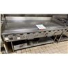 Image 1 : Vulcan Gas Griddle w/ Table & Undershelf 72" x 30" (contents not included)