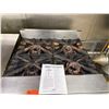 Image 2 : Vulcan 4-Burner Heavy Duty Gas Range on Metal Table 36" x 34"
