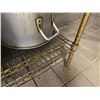 Image 17 : Metal Mesh Shelf w/ Contents: Stock Pots, Utensils, Mixing Bowls, Tureens, etc