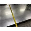 Image 10 : Metal Work Table on Wheels w/ Undershelf & 2 Top Shelves 96" x 30" x 66"H (contents not included)