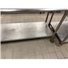 Image 5 : Metal Work Table on Wheels w/ Undershelf 72" x 27" x 34"H (contents not included)
