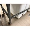 Image 4 : Metal Work Table on Wheels 95" x 30" x 32"H (contents not included)