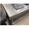 Image 2 : Metal Work Table on Wheels w/ Undershelf 77" x 29" x 34"H (contents not included)