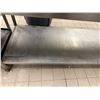 Image 5 : Metal Work Table on Wheels w/ Undershelf 77" x 29" x 34"H (contents not included)