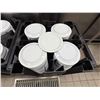 Image 5 : Cambro N13500 Dish Dolly Cart w/ Multiple 10" White Plates