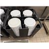 Image 3 : Cambro N13500 Dish Dolly Cart w/ Multiple 10" White Plates