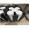 Image 6 : Cambro N13500 Dish Dolly Cart w/ Multiple 10" White Plates