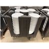 Image 3 : Cambro Dish Dolly Cart w/ Multiple Carlisle 10" White Plates
