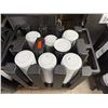 Image 2 : Cambro Dish Dolly Cart w/ Multiple Carlisle 6.5" White Plates