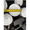 Image 4 : Cambro Dish Dolly Cart w/ Multiple Carlisle 6.5" White Plates